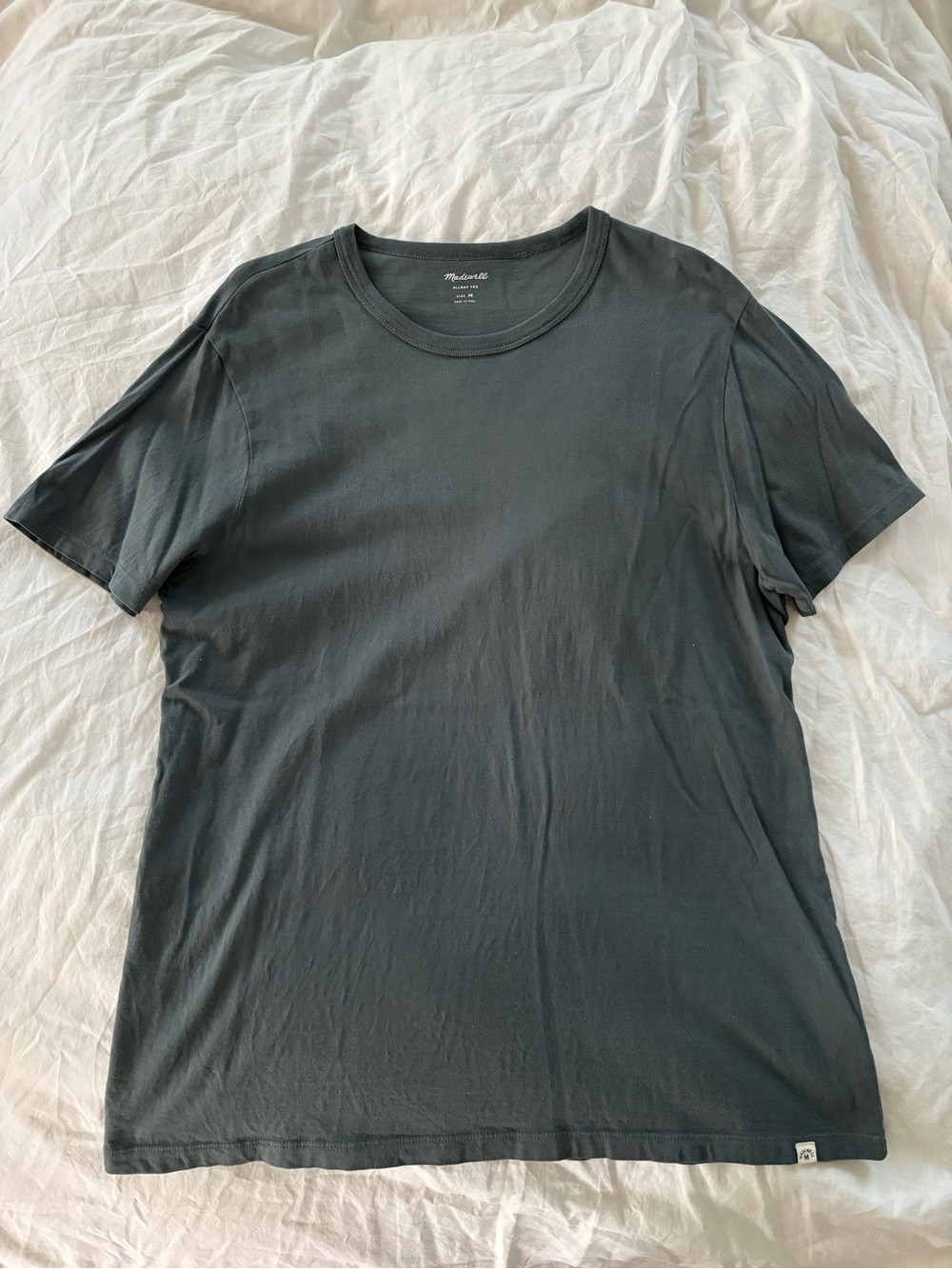 Madewell Men's Short-Sleeve All Day Tee in Green